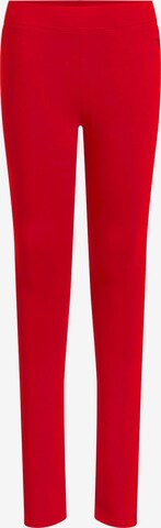 Skinny Leggings WE Fashion en rouge : devant