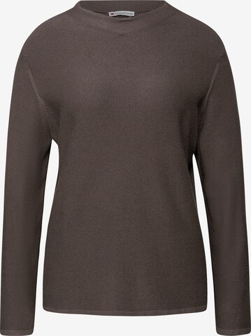 STREET ONE Pullover in Braun: Vorderseite