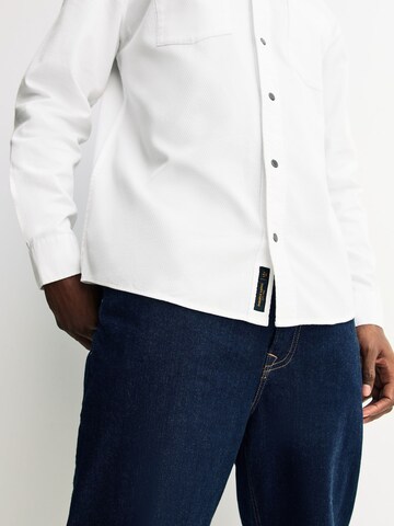 Next Regular fit Button Up Shirt in White