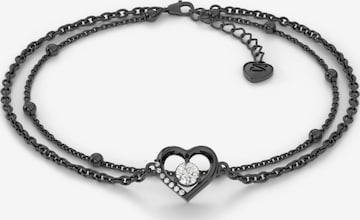SERASAR Armbånd 'Anklet Heart' i sort: forside