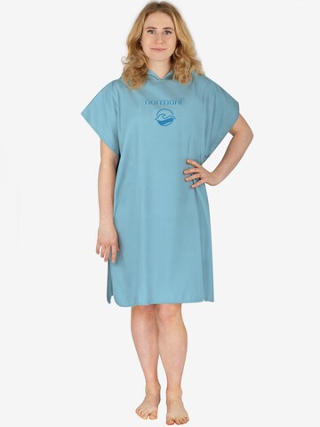 normani Short Bathrobe 'Camuy' in Blue: front