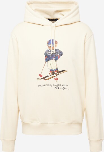 Polo Ralph Lauren Sweatshirt i creme / blå / blodrød / sort, Produktvisning