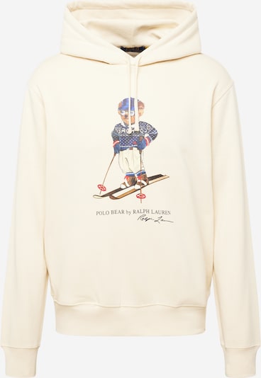 Polo Ralph Lauren Mikina - krémová / modrá / krvavě červená / černá, Produkt