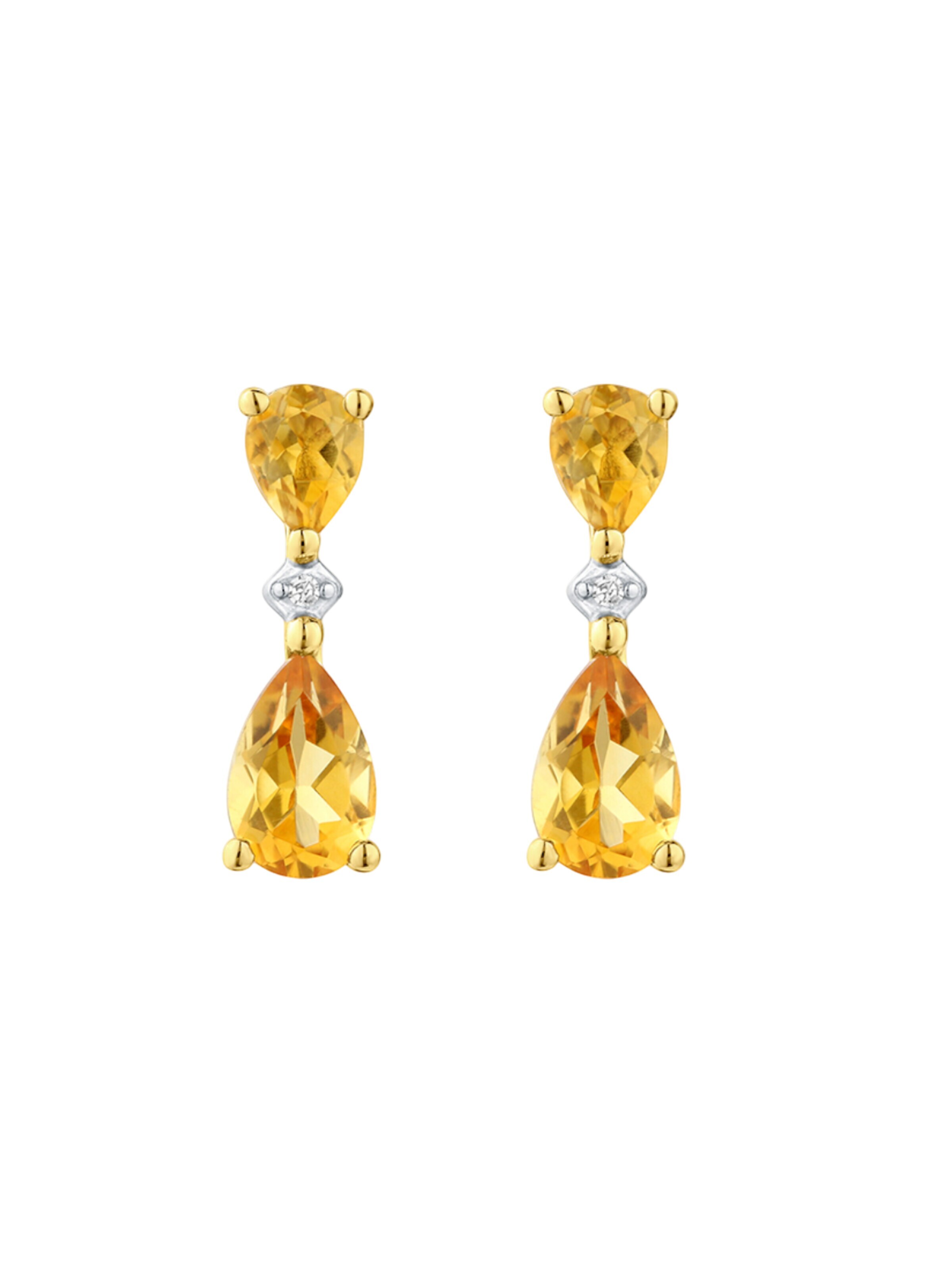 DIAMANT LETERNEL Oorbellen in Goud: voorkant