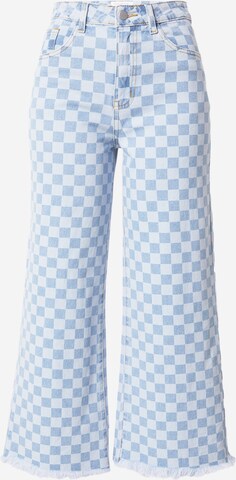 florence by mills exclusive for ABOUT YOU Wide leg Jeans 'Justin Terry' in Blue: front