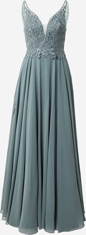 mascara Evening Dress in Green: front