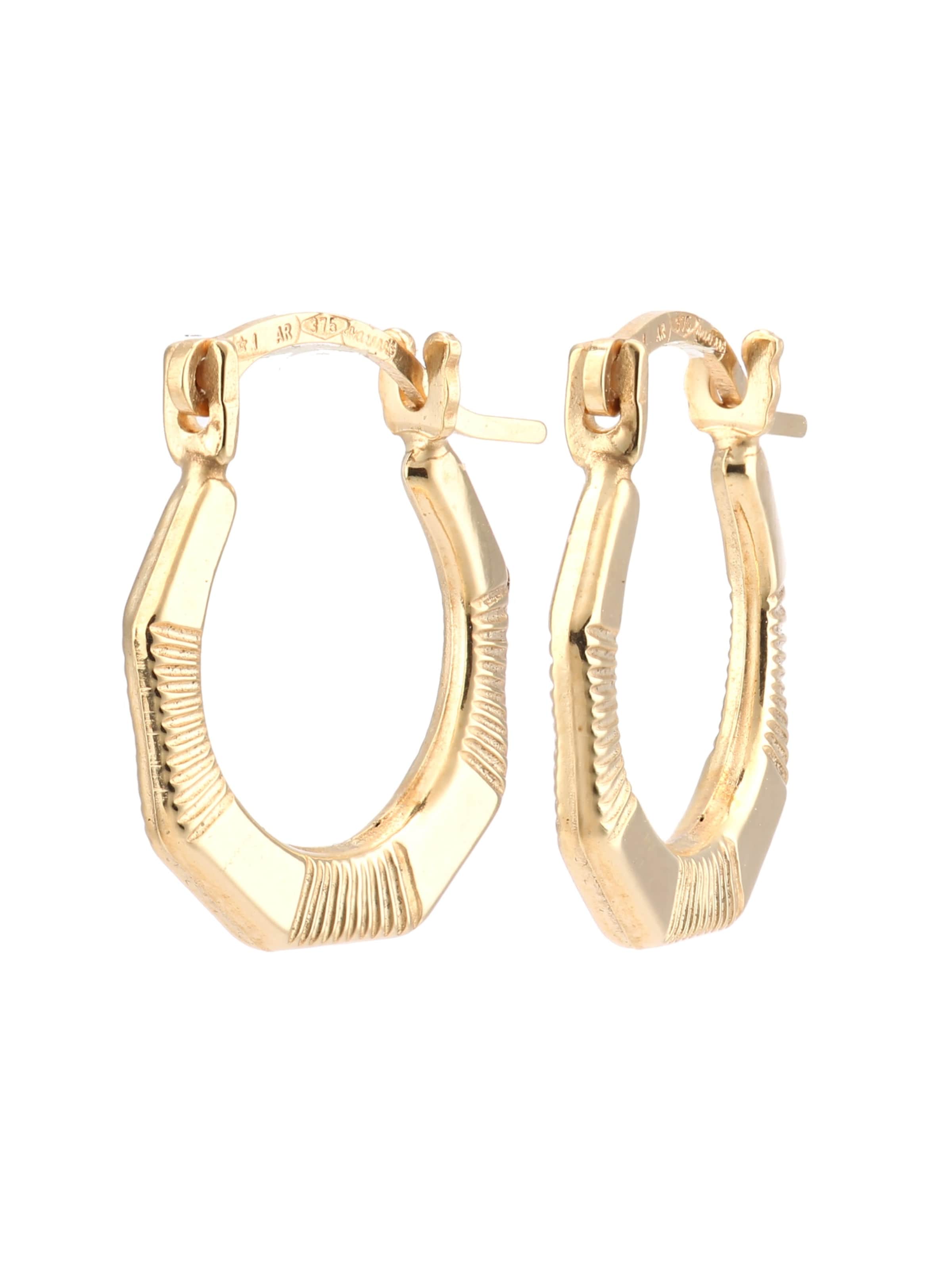 Vanlere Earrings in Gold: front