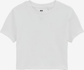 T-Shirt WE Fashion en blanc : devant