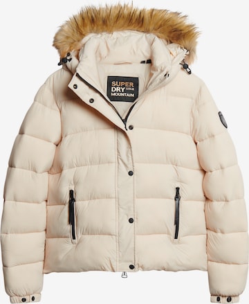 Veste d’hiver Superdry en beige : devant