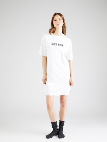 Calvin Klein Underwear Nočná košieľka 'Intense Power ' - biela: predná strana