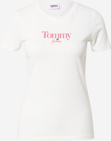 Tommy Jeans Póló 'Essential' - fehér: elől