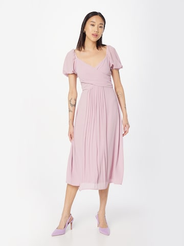 Robe de cocktail 'ISAC' TFNC en rose : devant