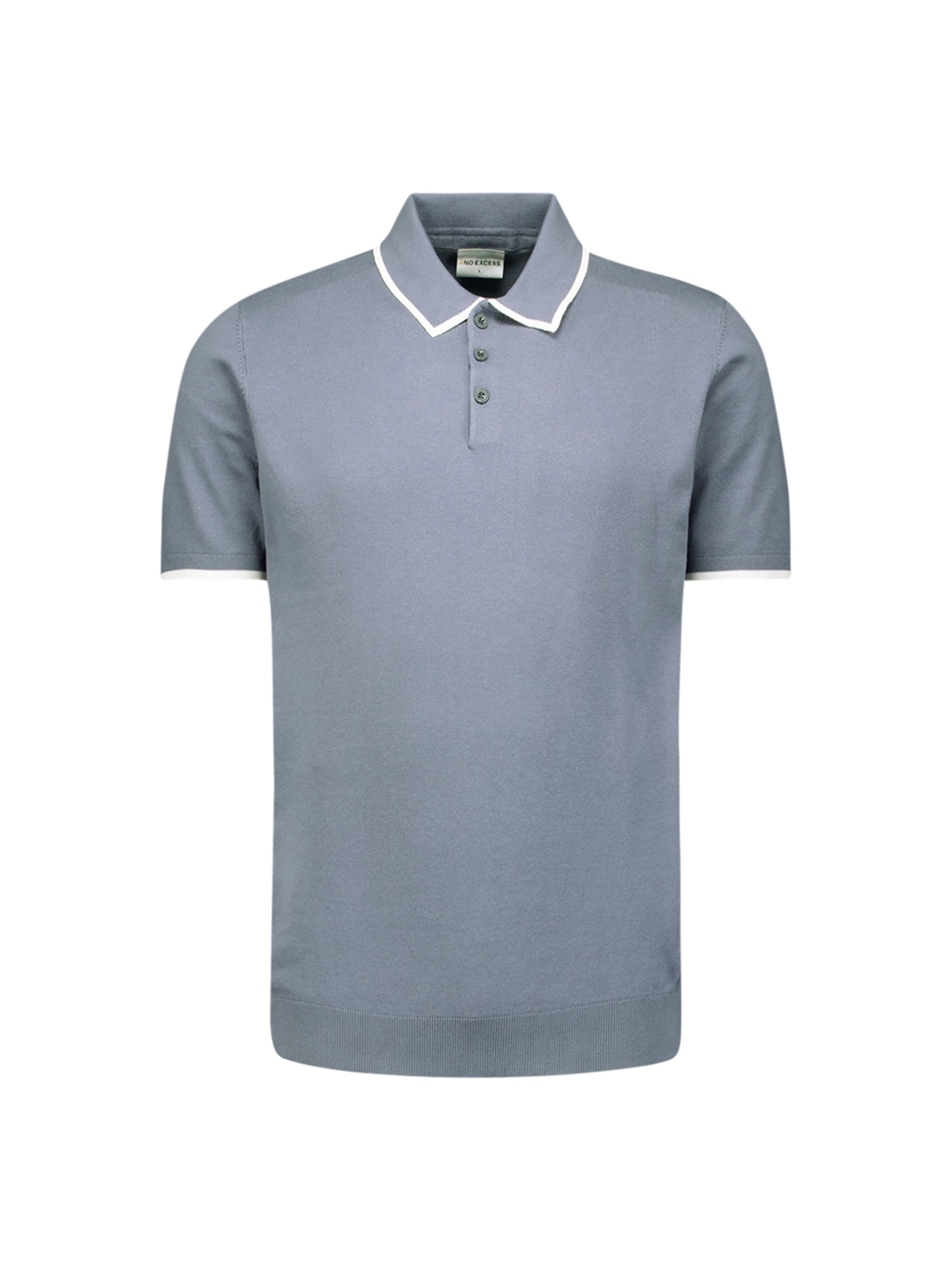 T-Shirt No Excess en bleu : devant