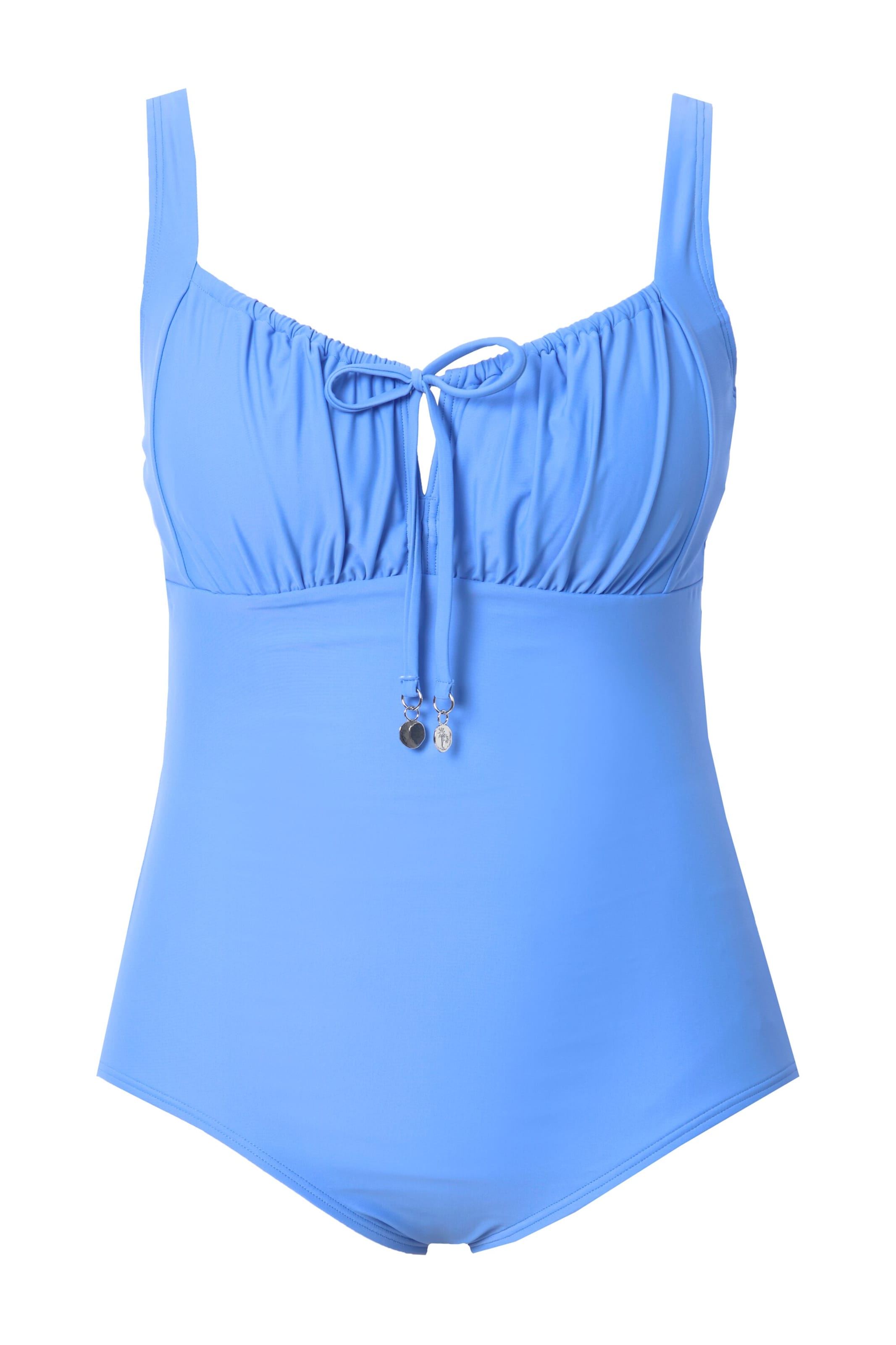 Ulla Popken Swimsuit in Blue: front
