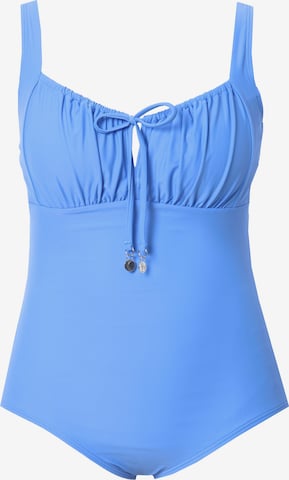 Ulla Popken Swimsuit in Blue: front