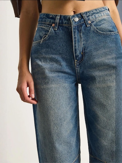 Bianco Lucci Pantalon en bleu, Vue avec produit