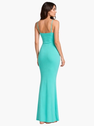 cfab (formerly creamy fabrics) - Vestido 'Ribbed Cami Maxikleid' en verde