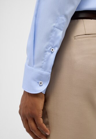 ETERNA Slim fit Button Up Shirt in Blue