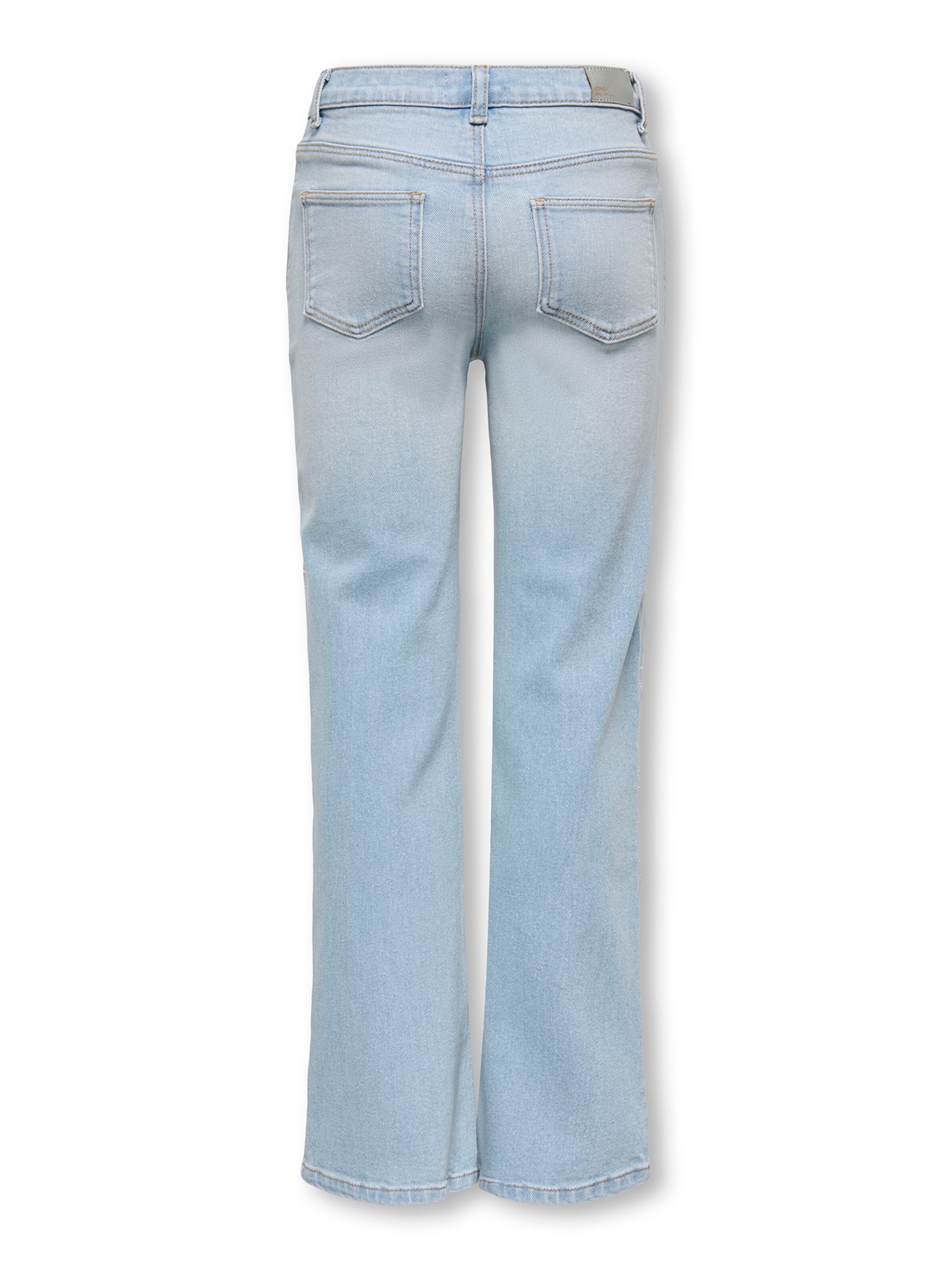 ONLY GIRLS Wide Leg Jeans 'KOGJUICY' in Blau