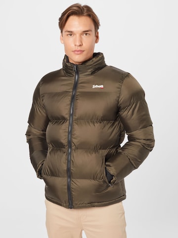 Schott NYC Between-season jacket 'Idaho' in Green: front