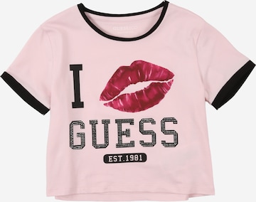 GUESS Shirt in Pink: front