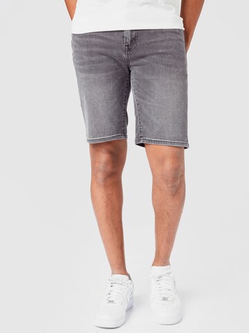 Superdry Slimfit Jeans in Grijs: voorkant