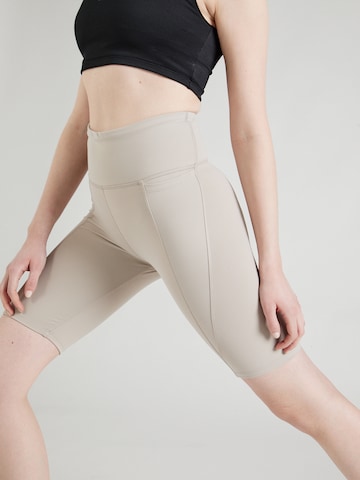 Reebok Skinny Sporthose in Grau