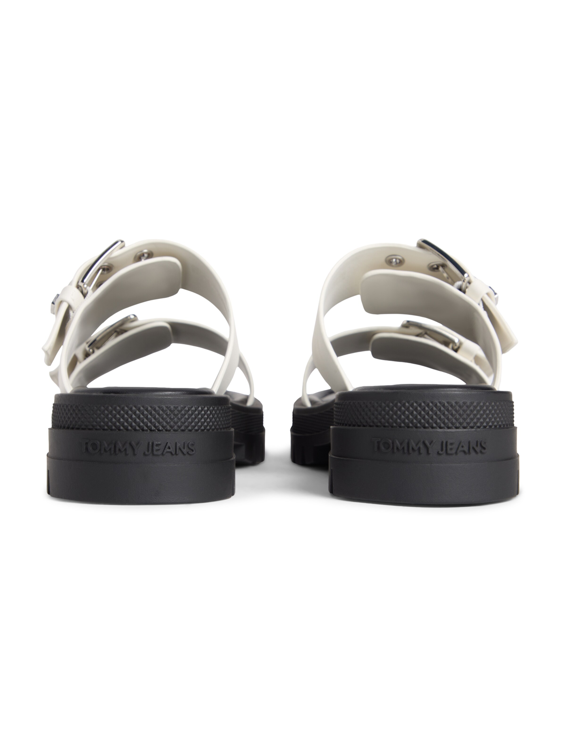 Saboți de la Tommy Jeans pe alb