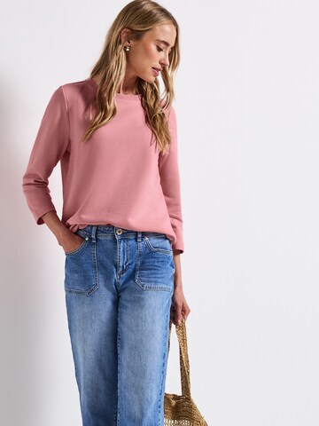 Felpa di STREET ONE in rosa: frontale