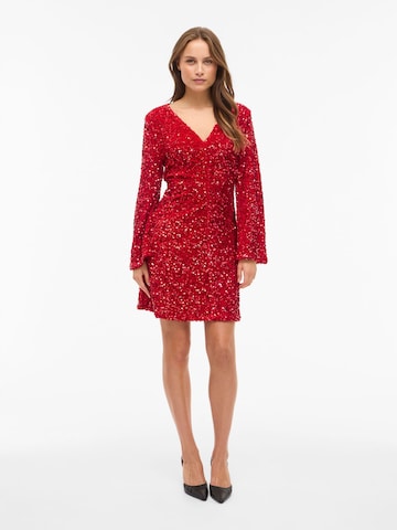 VILA Kleid in Rot: Vorderseite