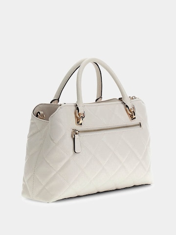 GUESS Дамска чанта 'Libby' в бяло