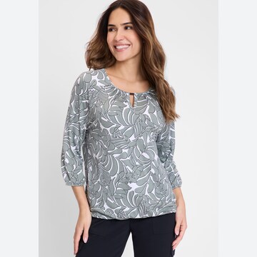 Olsen Shirt in Groen: voorkant