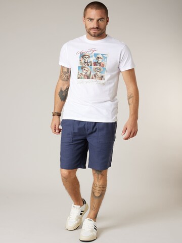 T-Shirt 'MANITO' Deeluxe en blanc
