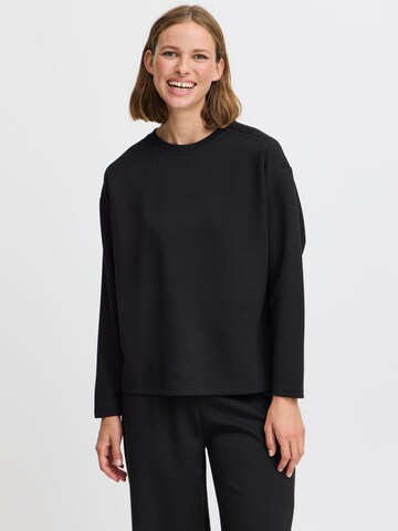b.young - Sudadera 'Pusti' en negro: frente