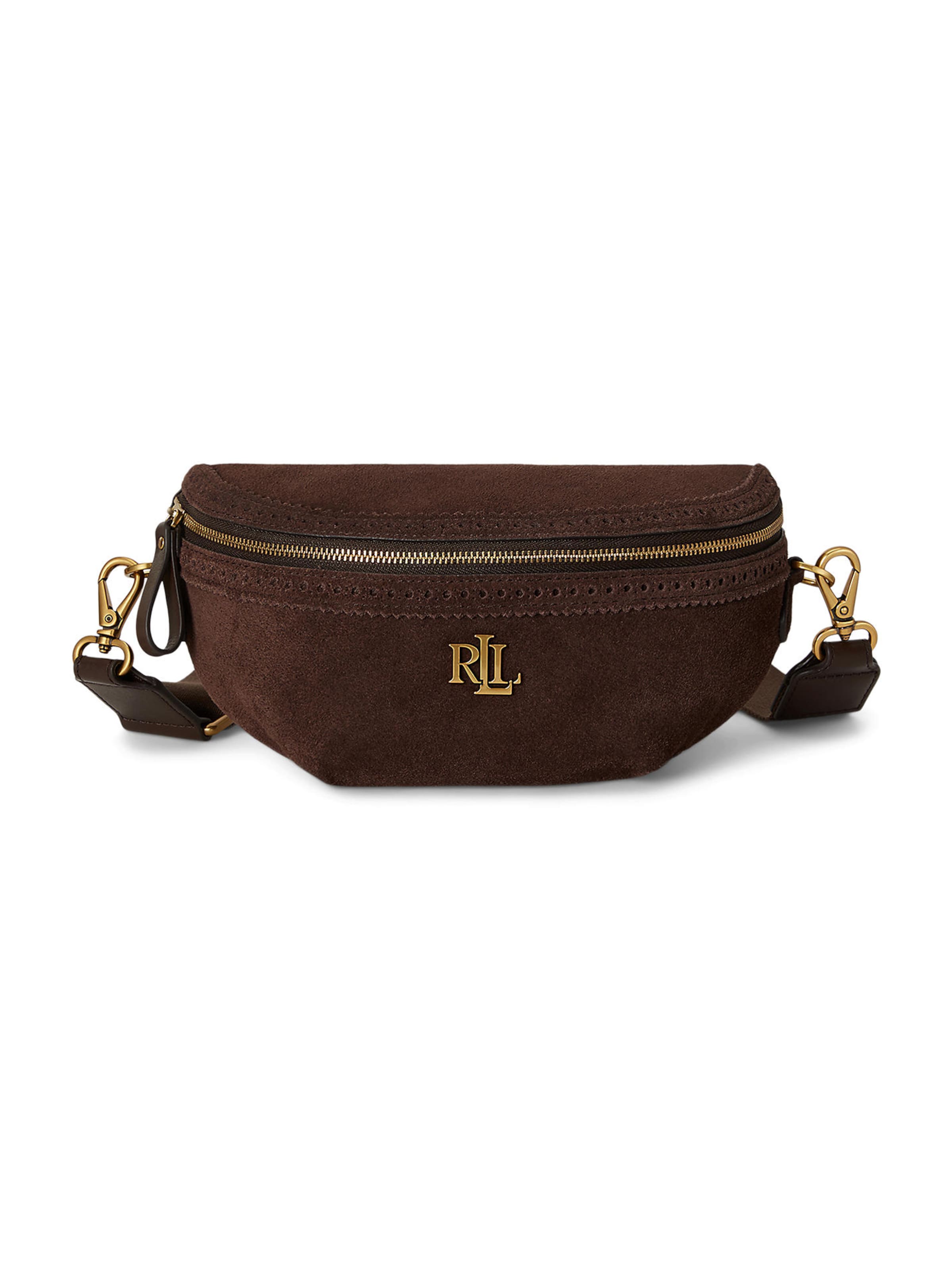 Lauren Ralph Lauren Torba na pasek 'Marcy' w kolorze brązowy: przód