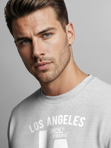 Neverless Sweatshirt 'LA California' in Grey