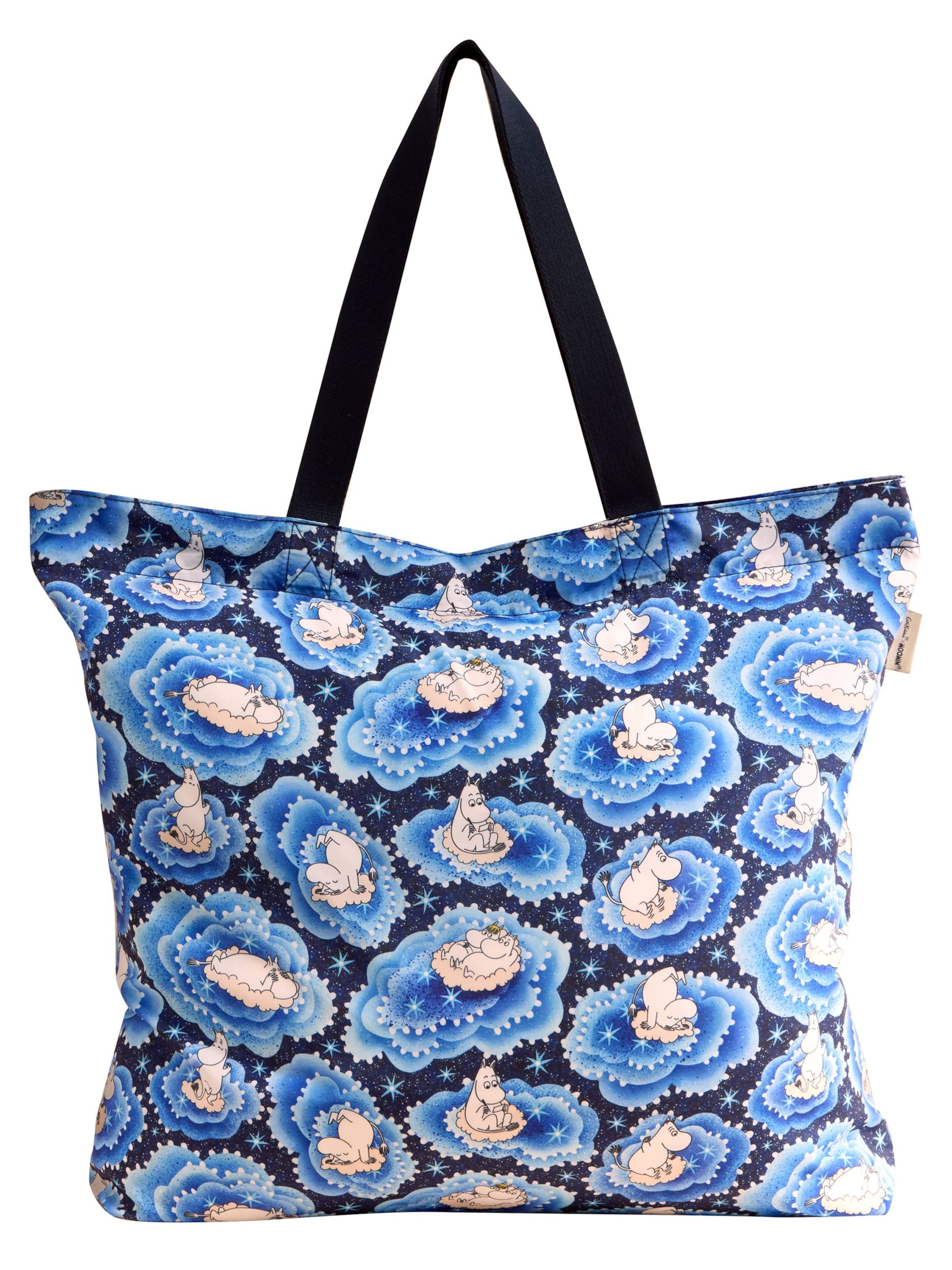Cath Kidston Torba shopper 'Moomins Large Foldaway' w kolorze niebieski: przód