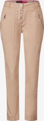 CECIL Regular Pants in Beige: front