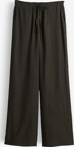 OPUS Wide Leg Housut 'Marou Sunset' värissä vihreä: etupuoli