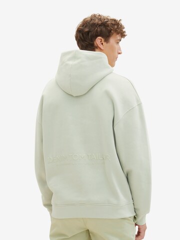 TOM TAILOR DENIM Sweatshirt in Green