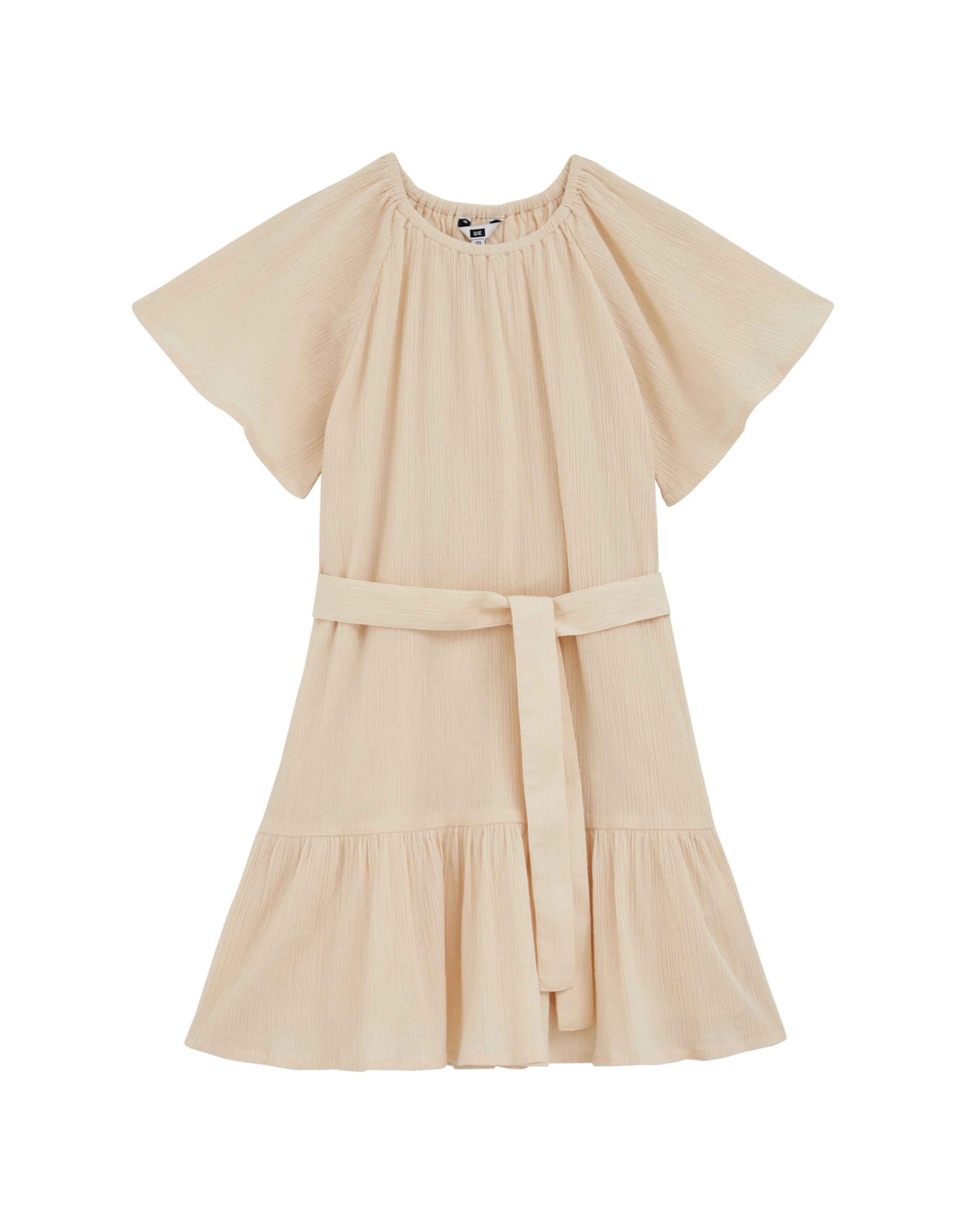 WE Fashion Платье в Бежевый: спереди