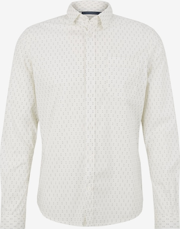 TOM TAILOR Overhemd in Wit: voorkant