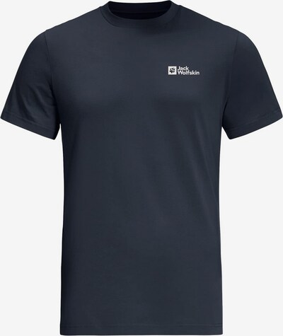 JACK WOLFSKIN Shirt in de kleur Navy / Wit, Productweergave