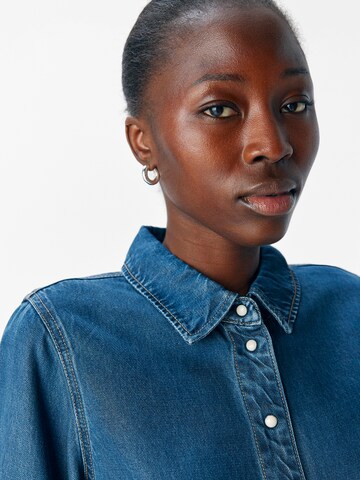 Camicia da donna 'OBJFRAME' di OBJECT in blu