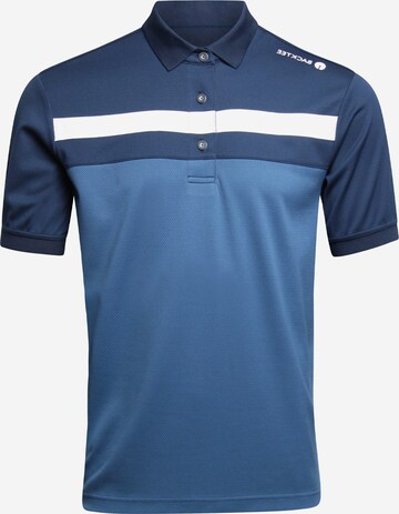 Backtee Performance Shirt in Blue: front