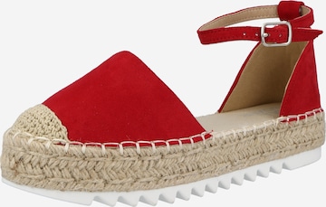 BULLBOXER Espadrilky – červená: přední strana