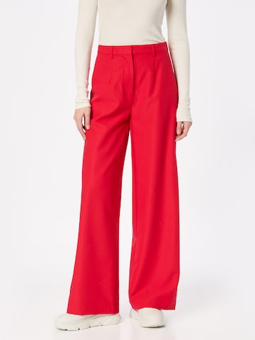 minimum Wide leg Pants in Red: front