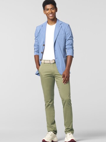 MEYER Regular Chino in Groen