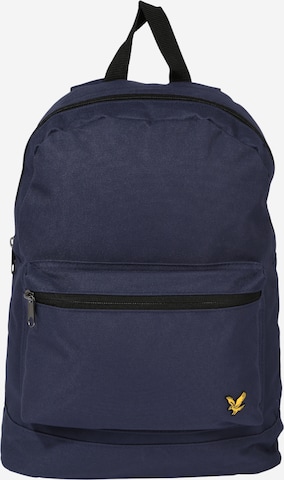 Lyle & Scott - Mochila en azul: frente