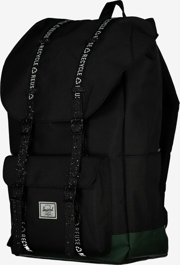 Herschel Ruksak 'Little America' u zelena / crna / bijela, Pregled proizvoda
